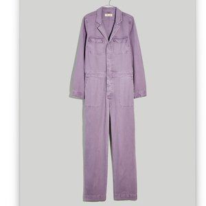 NWT Madewell Signature Coverall Jumpsuit G2039 size S smoky grape / lave…